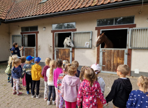 Wycieczka do siedziby Sekcji Konnej Straży Miejskiej w Łodzi