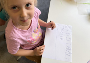 trening pisania liter