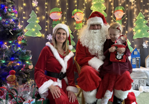 zdjęcie z Mikołajem i Mikołajową