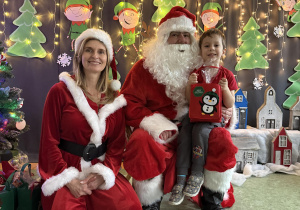 zdjęcie z Mikołajem i Mikołajową