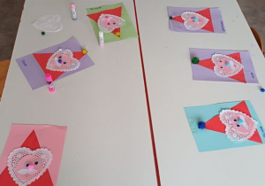 praca plastyczna Mikołaj