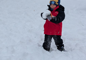Zabawy ruchowe w ogrodzie ZIMĄ