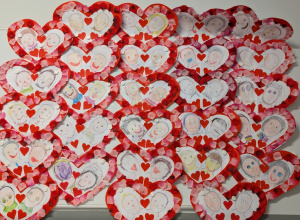 Serce dla Babci i Dziadka - praca plastyczna