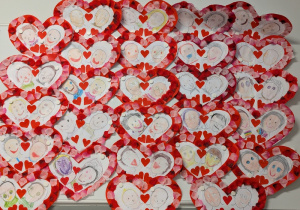 Serce dla Babci i Dziadka - praca plastyczna