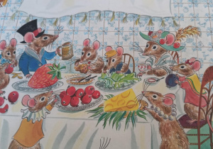 Okładka książki M. Bond "Bajka o mysiej rodzinie"