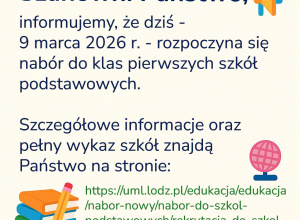 Nabór do Szkół Podstawowych