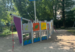 Plac zabaw w kształcie statku